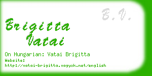 brigitta vatai business card